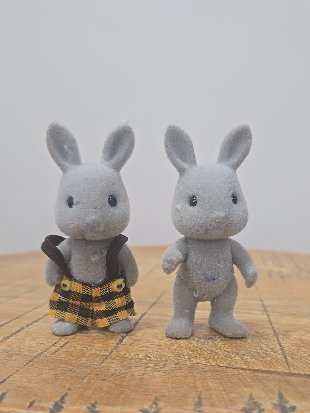 Sylvanian Families Calico Cat Bunny Dolls (Lot Of 2)